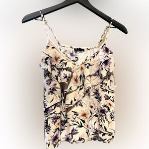 😊 5 FOR 15 😊 American Eagle Ultra Feminine Floral Ruffle Top